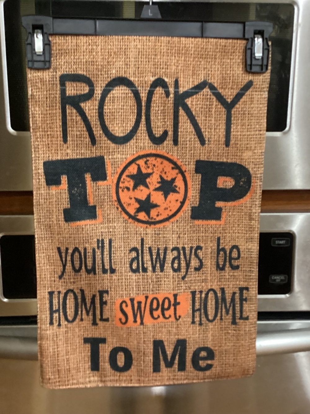NEW Rocky Top Garden Flag, double sided, Tennessee Volunteers